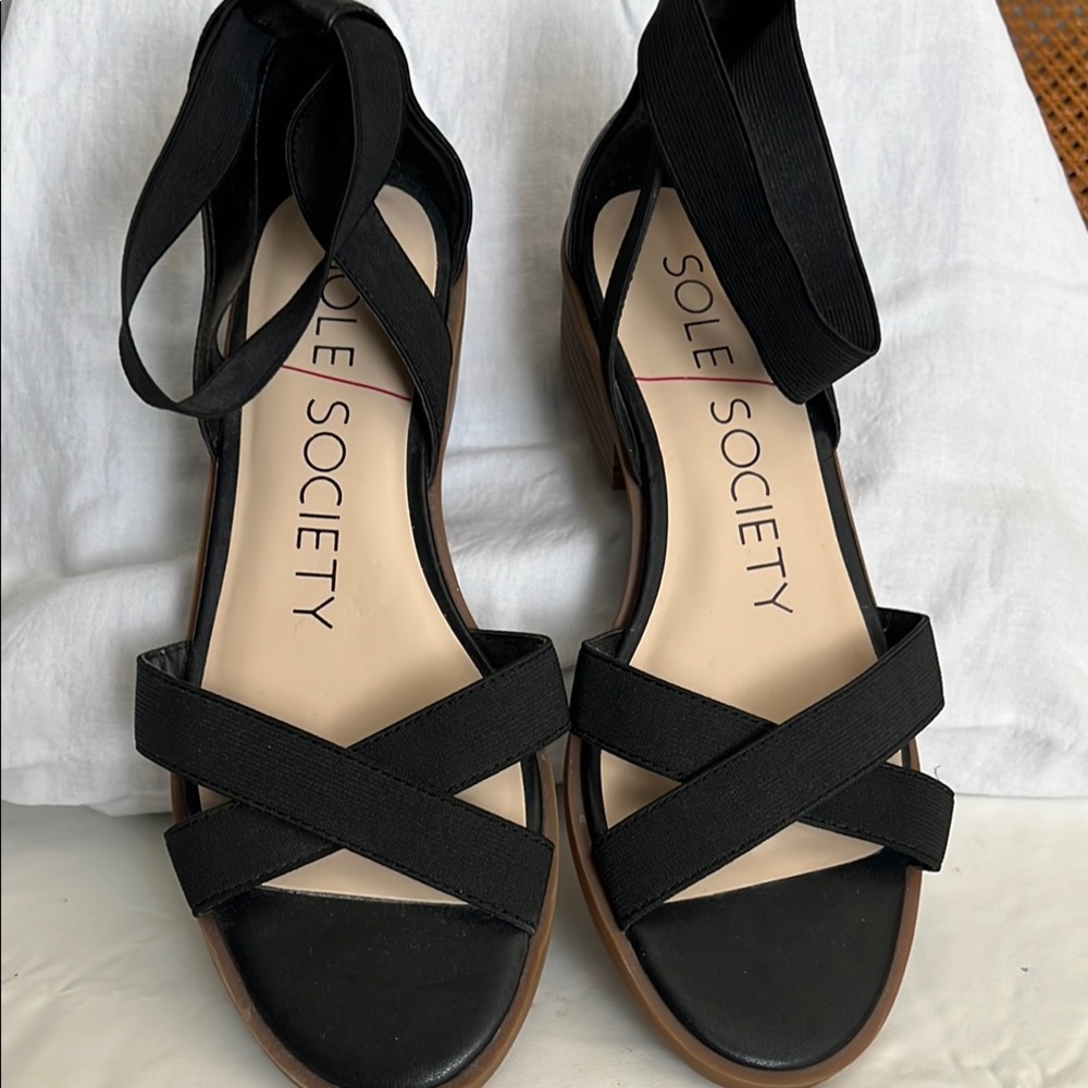 Sole Society Black Women's Sandals